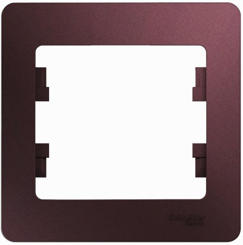 Рамка горизонтальная Systeme Electric Glossa 1-м. баклажан фото Рамка горизонтальная Systeme Electric Glossa 1-м. баклажан картинка